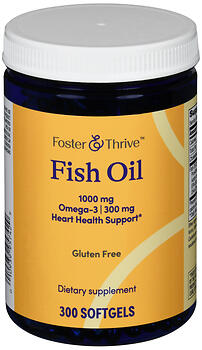 F&T FISH OIL 1000MG SFTGL 300