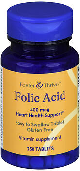 F&T FOLIC ACID 400MCG TB 250