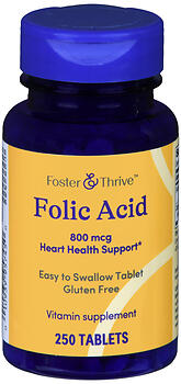 F&T FOLIC ACID 800MCG TB 250