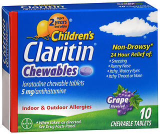 CLARITIN CH CHW5MG 24HRGRPE 10