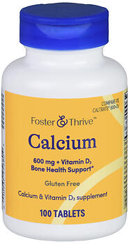 F&T CALCIUM 600MG +D TB 100