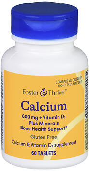 F&T CALCIUM 600MG+D+MNRLS TB60