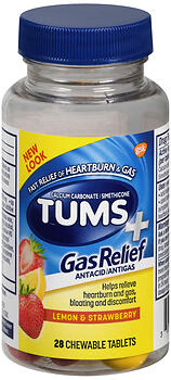 TUMS CHEWY BITES GAS REL 28