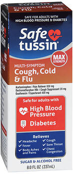 SAFETUSSIN MULTI-SYMPTOM 8OZ