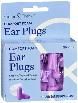 F&T EAR PLUGS FOAM 10CT