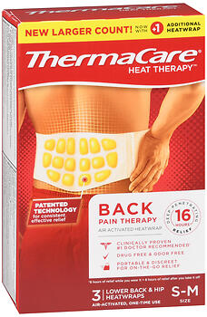 THERMACARE LBH 8HR S/M 3CT