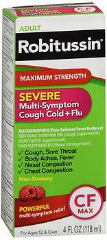 ROBITUSS SEVER COLD&FLU CF 4OZ