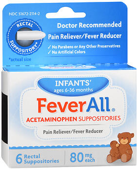 FEVERALL SUPP 80MG  ALPH     6