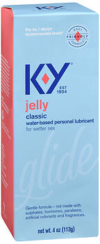 K-Y LUBRICANT JELLY 4OZ