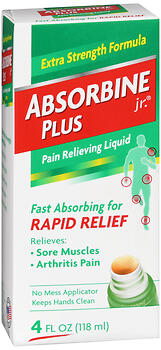 ABSORBINE JR +PAIN LIQ 4OZ