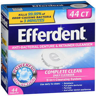 EFFERDENT CLEANER TAB 44