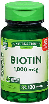 NT BIOTIN 1000MCG TAB 100+20