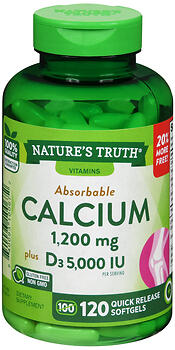 NT CALCIUM 1200MG+D3 SFTGL 120