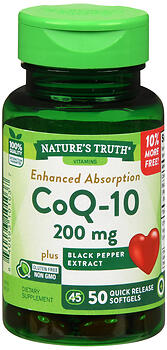 NT COQ10 200MG+BLK PEP SFTGL50