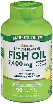 NT FISH OIL 2400MG SFTGL 90