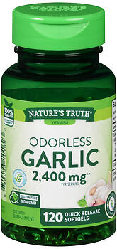 NT GARLIC 2400 MG SFTGL 120