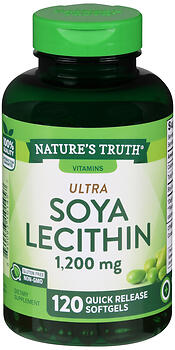 NT LECITHIN 1200 MG SFTGL 120