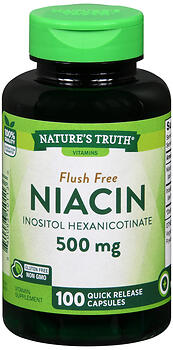 NT NIACIN 500 MG CAPS100