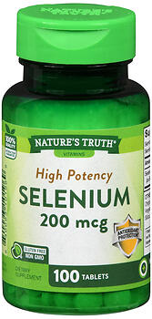 NT SELENIUM 200 MCG TAB 100