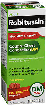 ROBITUS MAX STR C/CHST DM 4OZ