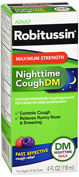 ROBITUS MAX STR NT C/DM 4OZ