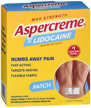 ASPERCREME LIDOCAINE PATCH 5CT