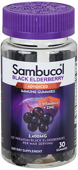 SAMBUCOL BLK ELDBTU GUMMY 30