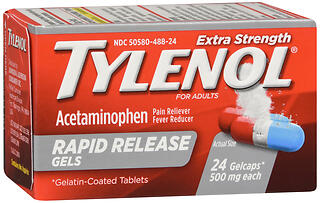 TYLENOL RAPID RLS GEL CP 24