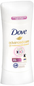 DOVE DEO CLEAR FINISH 2.6 OZ