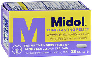 MIDOL LONG LASTING RELIEF 20CT