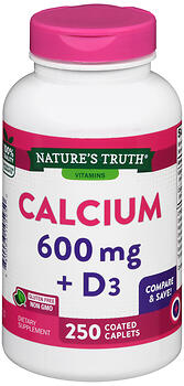 NT CALCIUM 600MG +D3 TB 250