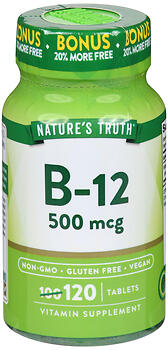 NT VIT B-12 500MCG TB 120