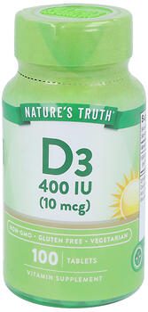 NT VIT D3 400IU TB 100