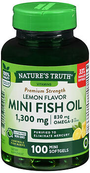 NT MINI FISH OIL LMN SFTGL 100
