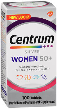 CENTRUM SLVR 50+ FLEX WMN100CT