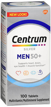 CENTRUM SLVR FLEX MEN50+ 100CT