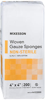 MK GAUZE SPONGE 4X4 44122000