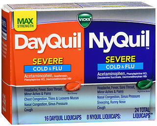 DAYQUIL/NYQUIL LIQCAPS 24CT