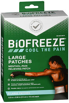 BIOFREEZE PAIN REL 5% PATCH 5