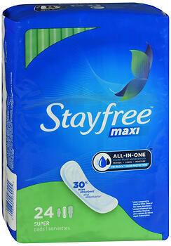 STAYFREE SUPER MAXI 24X6