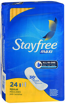 STAYFREE REGULAR MAXI 24X6