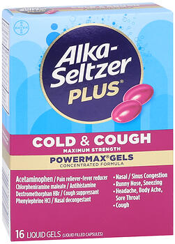 ALKA-SELTZ CLD/CGH POWR MAX 16