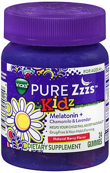 VICKS PURE ZZZS KIDZ GUMMY 24