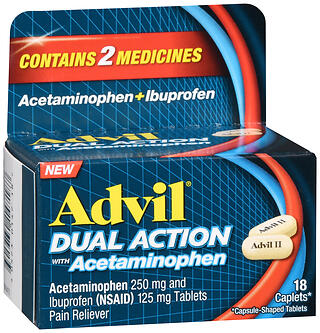 ADVIL DUAL ACTION 18CT